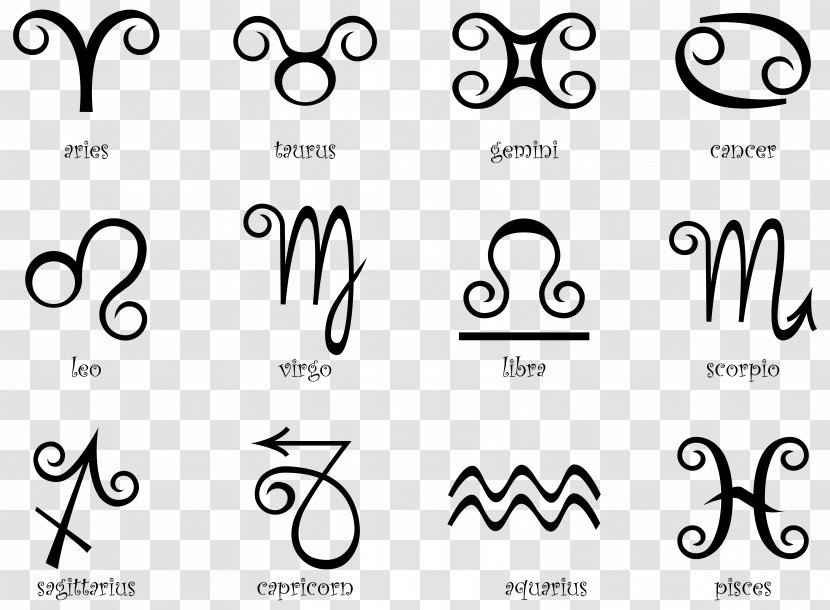 Astrological Sign Zodiac Horoscope Scorpio Gemini - Calligraphy Transparent PNG