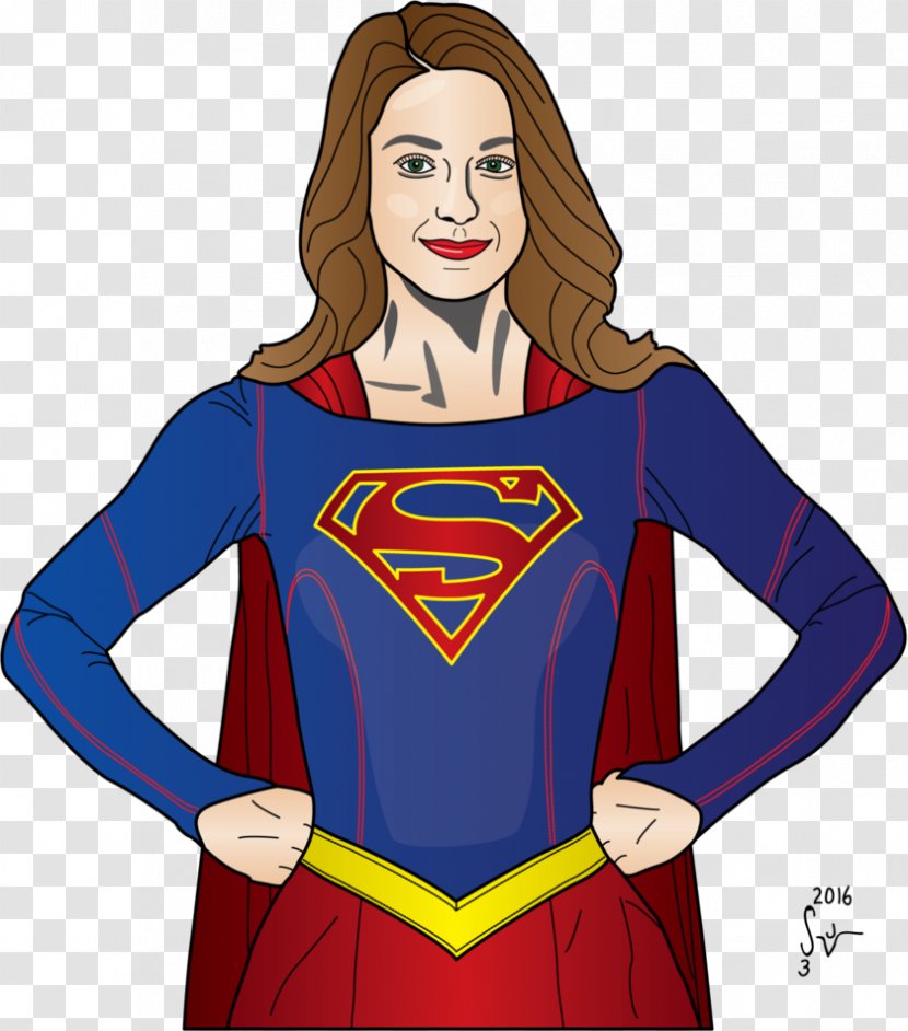 Melissa Benoist Superman Supergirl Television Show Drawing Transparent PNG
