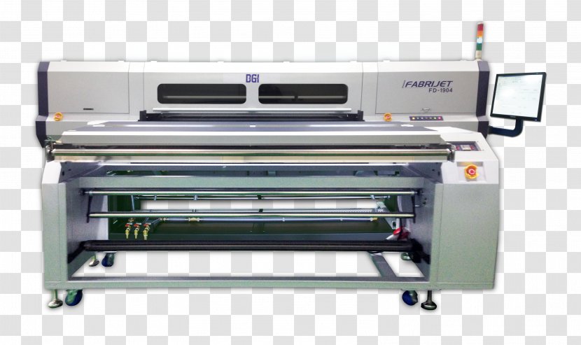 Inkjet Printing Dye-sublimation Printer Digital Textile - Machine Transparent PNG