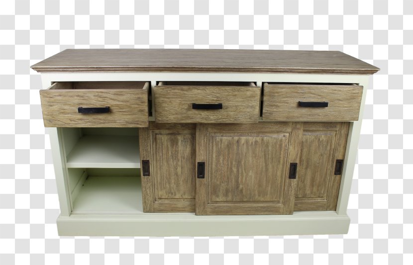 Industrial Style Drawer Dressoir Buffets & Sideboards Commode - Loft - Oud Wood Transparent PNG