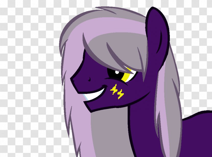 Horse Pony Vertebrate Violet Purple - Heart - High Voltage Transparent PNG