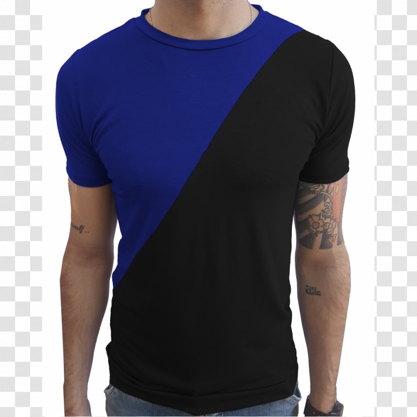T-shirt Collar Blouse Sleeveless Shirt - Arm Transparent PNG