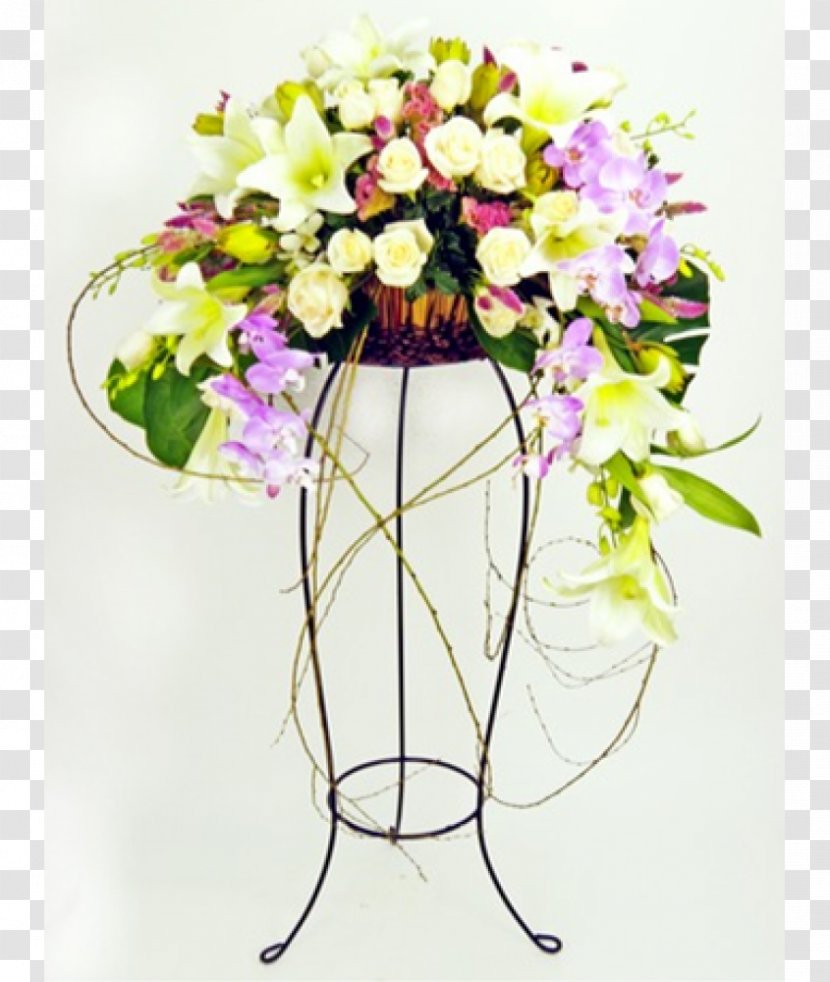 Floral Design Vase Cut Flowers - Cartoon Transparent PNG