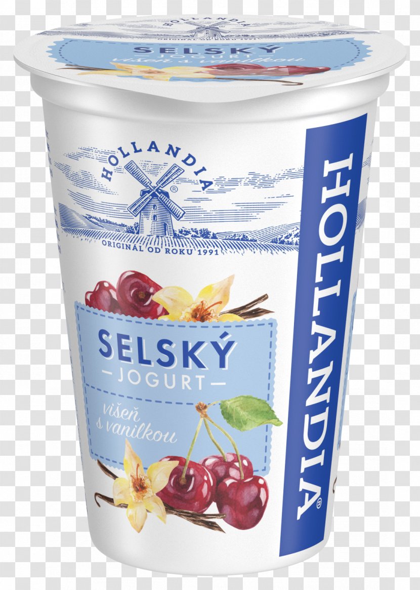 Milk Yoghurt Hollandia Karlovy Vary, A.s. Dairy Products Food - Frozen Dessert Transparent PNG