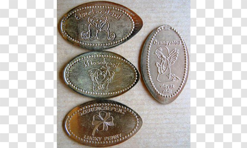 Elongated Coin Gold Silver Millenáris - Pension Transparent PNG