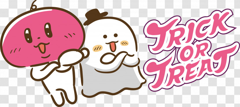 TRICK OR TREAT Happy Halloween Transparent PNG