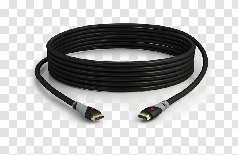Coaxial Cable HDMI Electrical Category 5 6 - Ethernet - Sleeve Transparent PNG