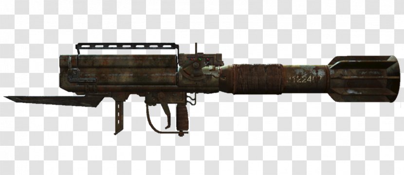 Fallout 4 Fallout: New Vegas Rocket Launcher Weapon Grenade - Silhouette - Missile Transparent PNG