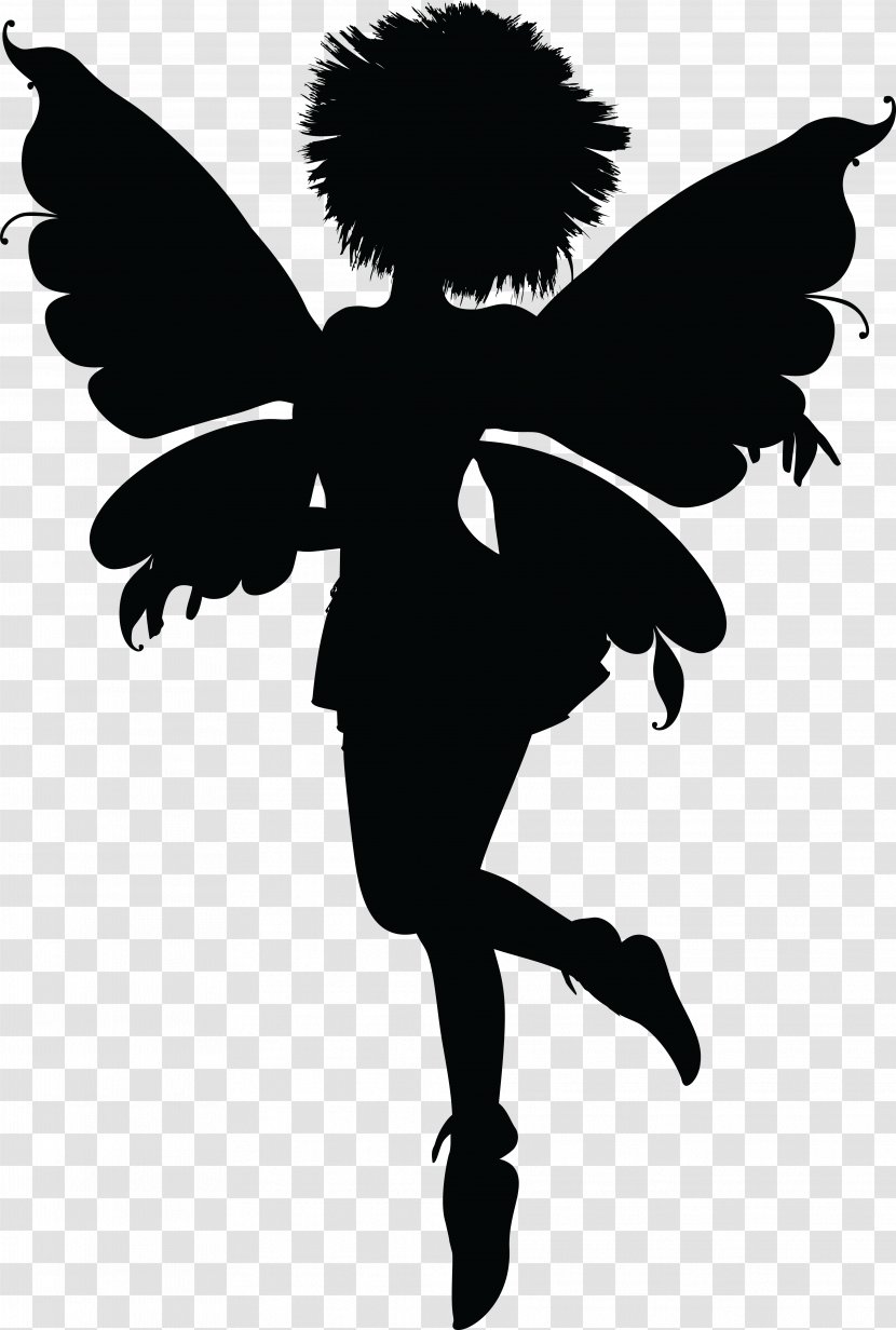 Angelet De Les Dents Fairy Silhouette - Fictional Character - Brunette Vector Transparent PNG