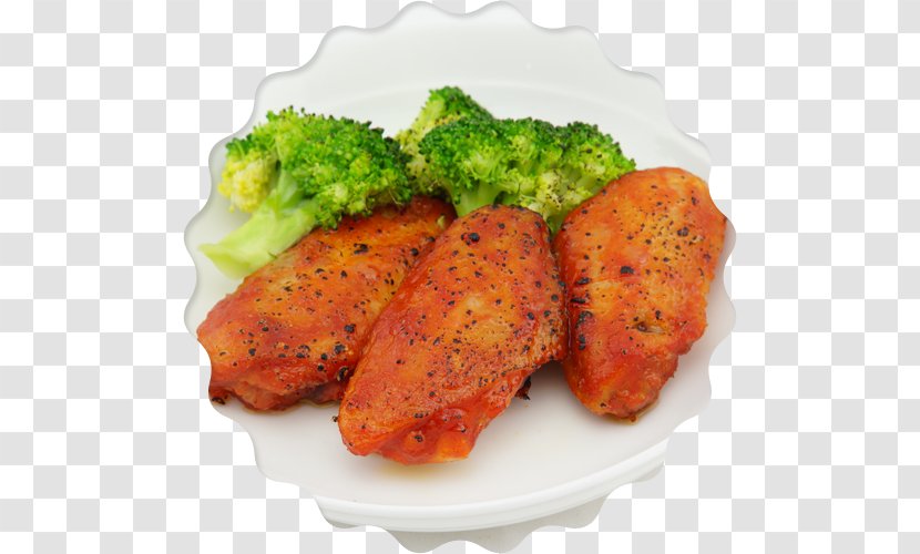 Fried Chicken Tandoori Thighs Recipe - Watercolor Transparent PNG