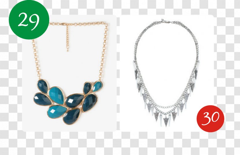 Necklace Jewellery Turquoise Chain Transparent PNG