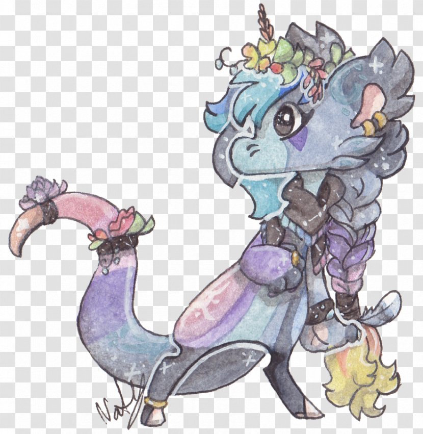 Carnivora Horse Mammal Tail - Fictional Character - Flower Child Transparent PNG