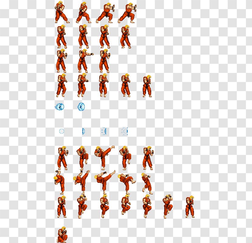Street Fighter II: The World Warrior Ryu Ken Masters Super IV - Fighting Game - Moves Transparent PNG