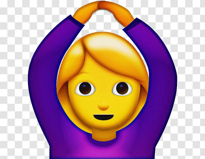Happy Face Emoji - Purple - Smile Transparent PNG