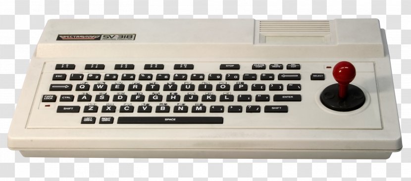 Joystick Spectravideo Computer Keyboard SV-318 MSX - Chiclet - Typewriter Transparent PNG