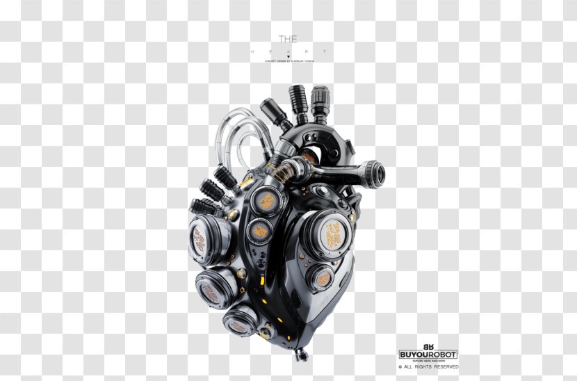 Robotics Heart Mechanical Engineering TurboSquid - Silhouette - Biomedical Transparent PNG
