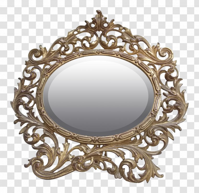 Mirror Oval Cosmetics Transparent PNG