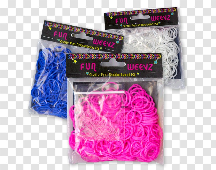 Rainbow Loom Rubber Bands Bracelet Adhesive Tape Natural - Pink - Band Transparent PNG