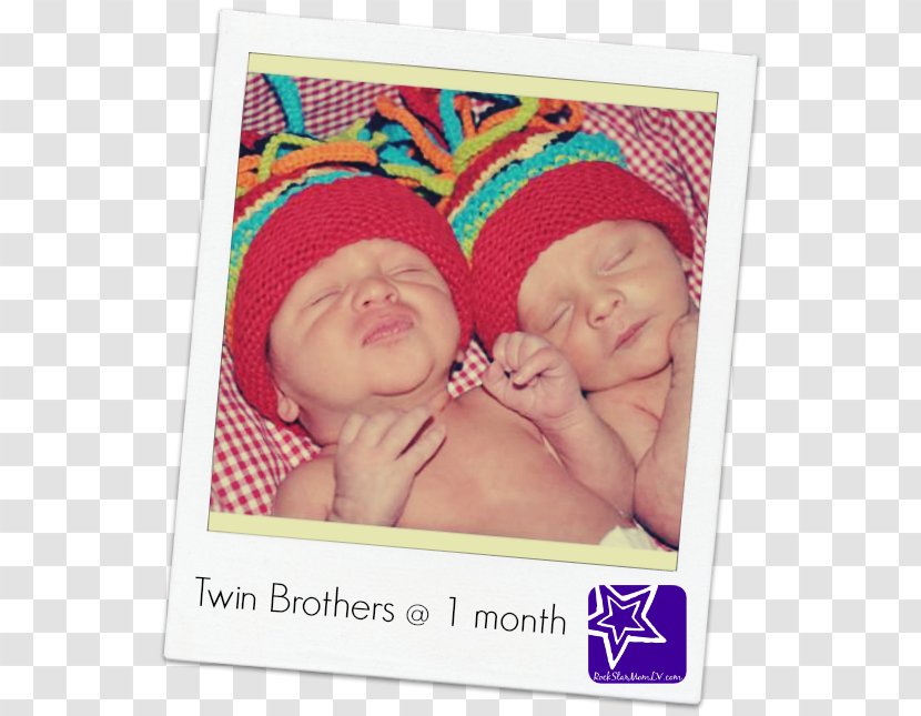 Infant Headgear Picture Frames Pink M Toddler - Child - Identical Twins Transparent PNG