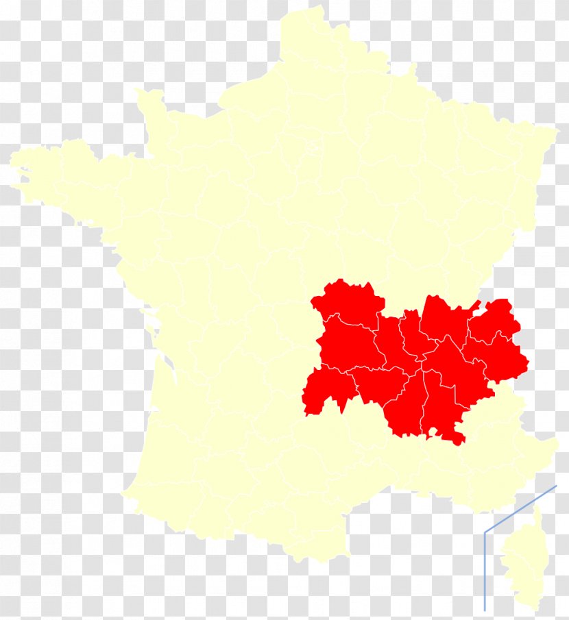 Auvergne Alps Isère Regions Of France Lyon - Orange Transparent PNG