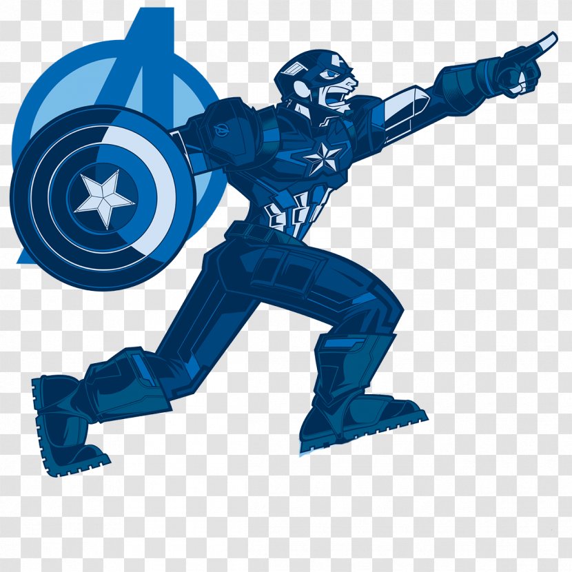 Captain America United States Illustration - Marvel Comics - Blue Transparent PNG
