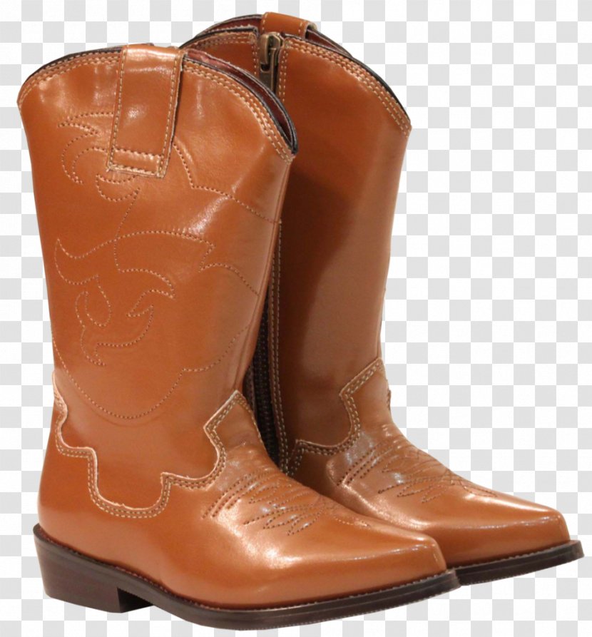Cowboy Boot Riding Brown Caramel Color - Footwear Transparent PNG