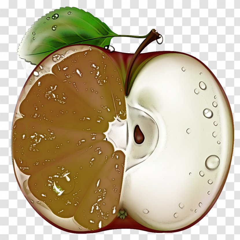 Water Food Plant Fruit Bagel - Dew Apple Transparent PNG