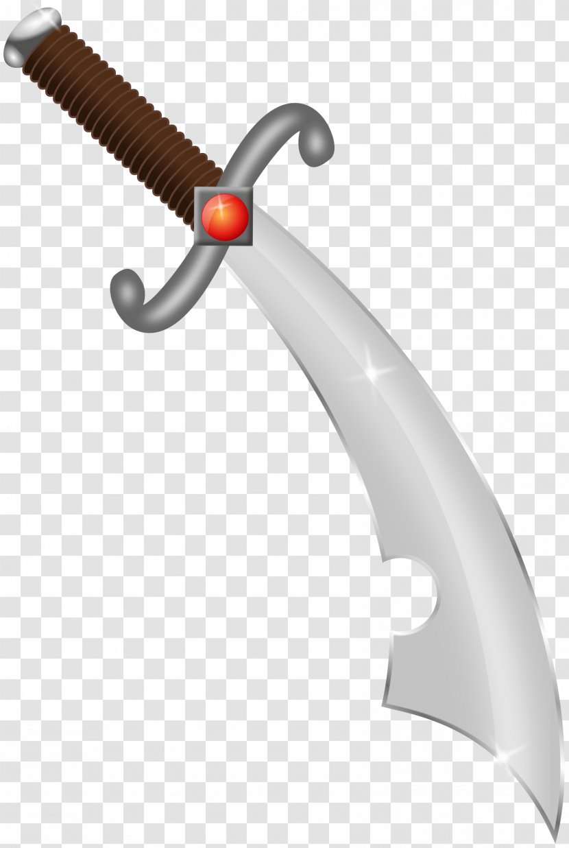 Sword Scimitar Weapon Clip Art - Katana - Swords Transparent PNG