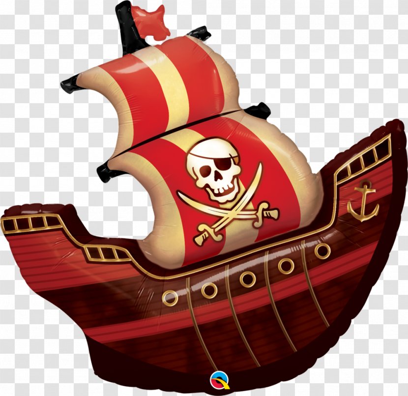 Piracy Party Balloon Birthday Treasure Map - Children S - Pirate Ship Transparent PNG