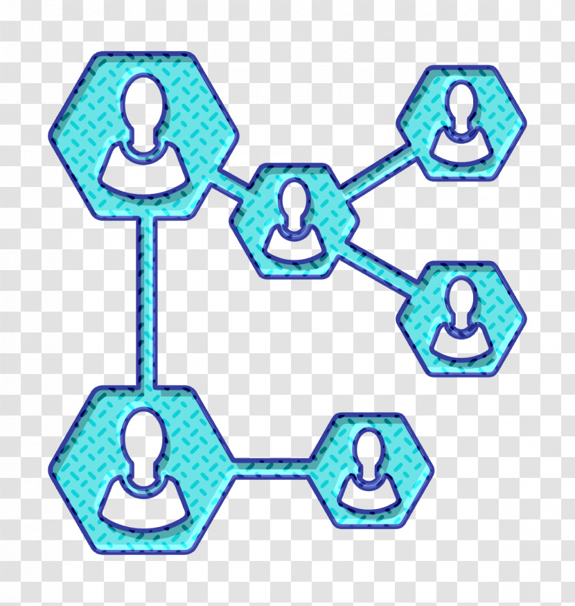 Connected People Icon Search Icon Trace User Icon Transparent PNG