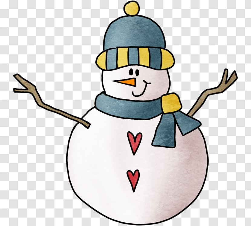 Snowman Cartoon Clip Art - Artwork Transparent PNG