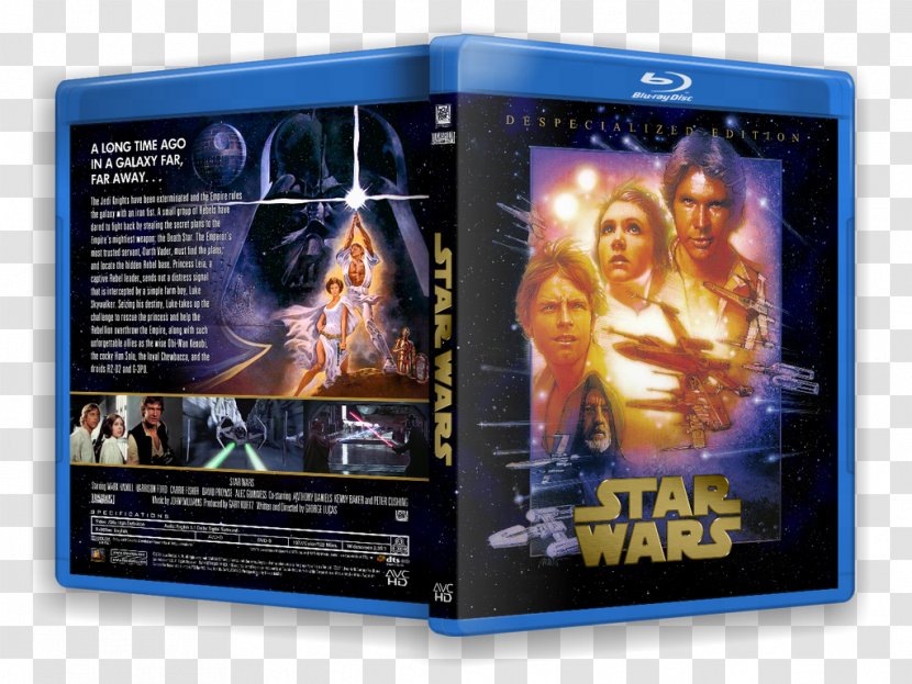 Film Poster Star Wars Harmy's Despecialized Edition - Dvd - Ray Transparent PNG