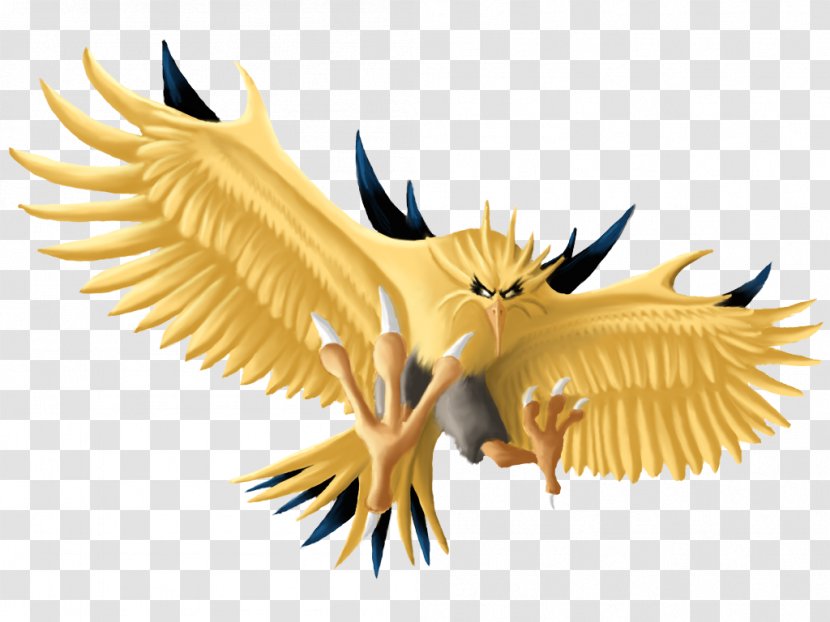 Zapdos Brock Moltres Articuno - Eagle - Poster Transparent PNG