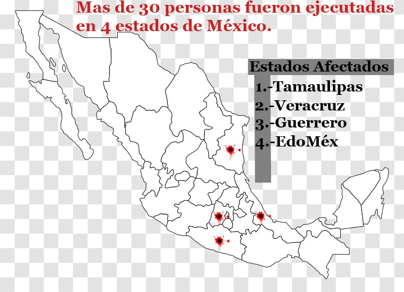 Map Line Point Mexico Angle - Cartoon Transparent PNG