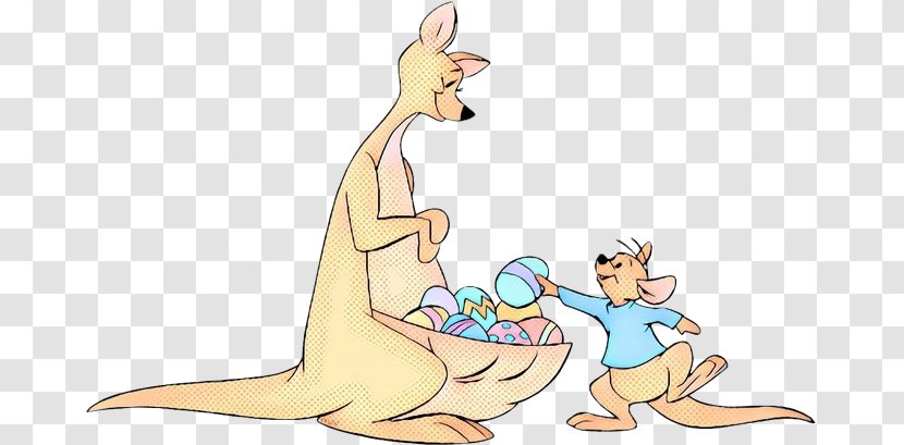 Kangaroo Cartoon - Finger - Tail Animation Transparent PNG