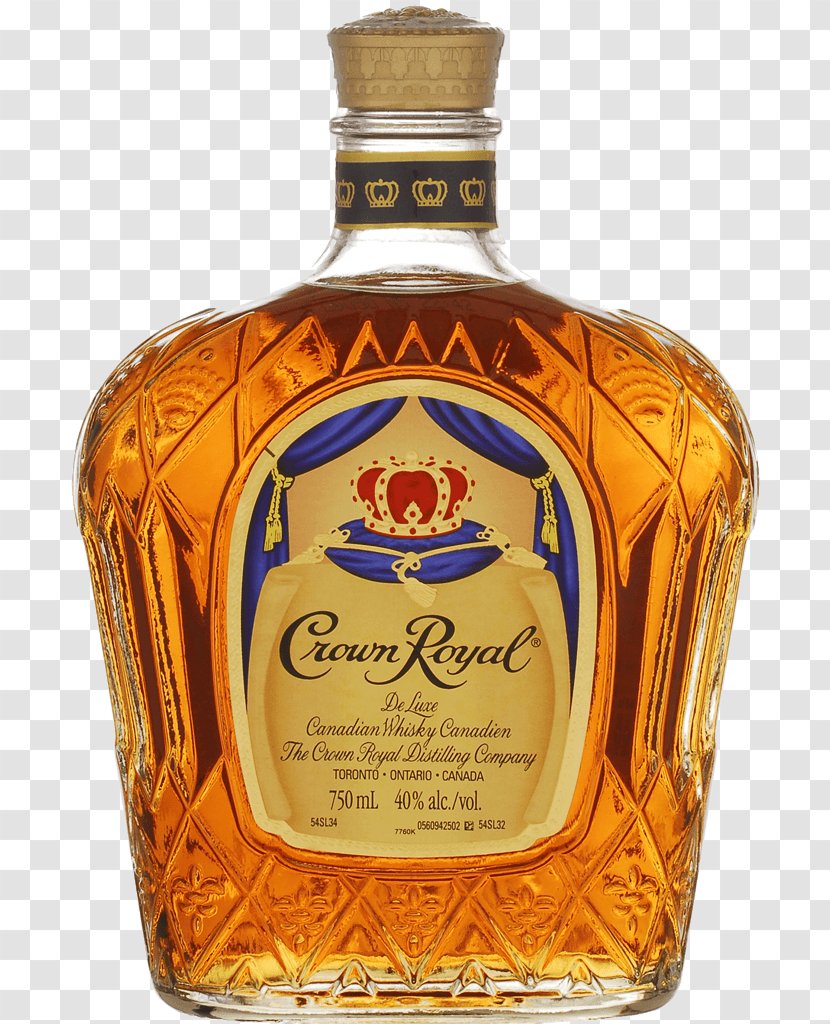 Canadian Whisky Crown Royal Rye Whiskey Distilled Beverage - Liqueur - Drink Transparent PNG