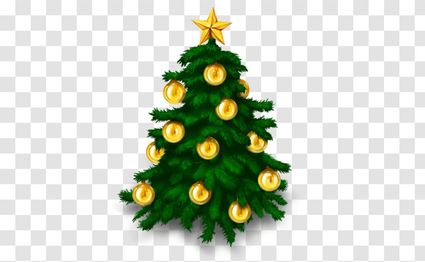 Christmas Tree Santa Claus Clip Art - Pine - Lighting Transparent PNG