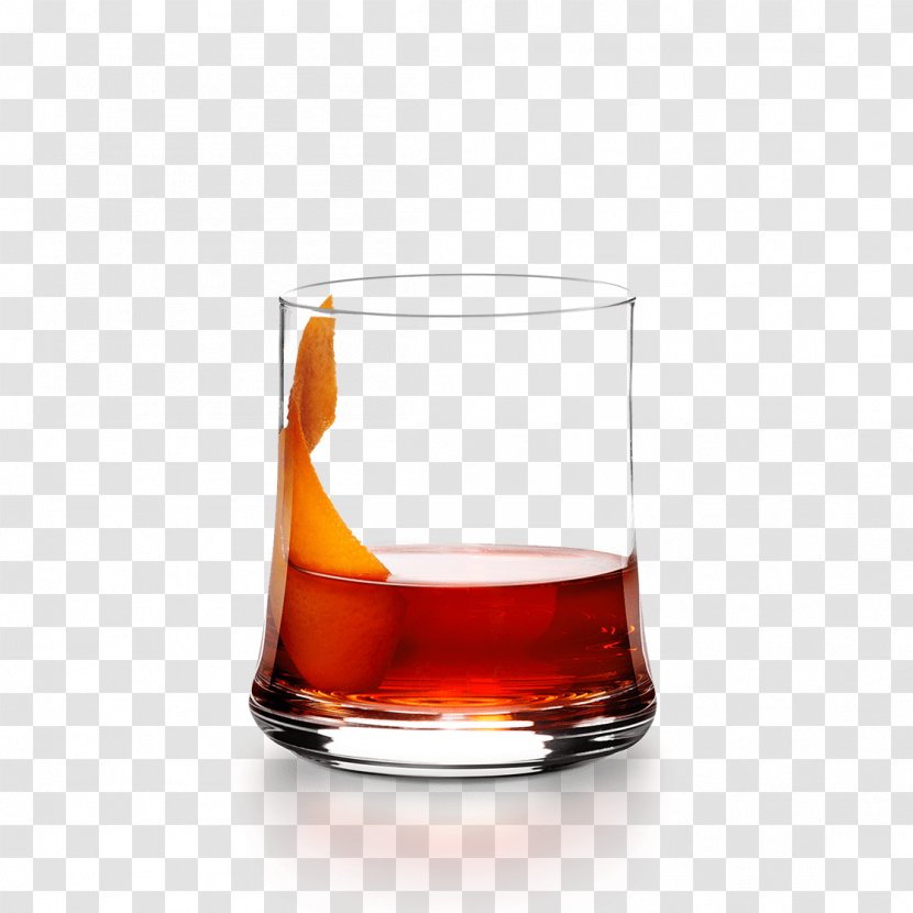 Negroni Old Fashioned Glass Sazerac - Barware - Ice Cube Collection Transparent PNG
