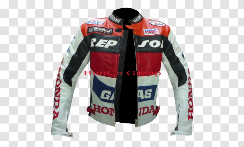 Leather Jacket Clothing Honda Motorcycle Transparent PNG