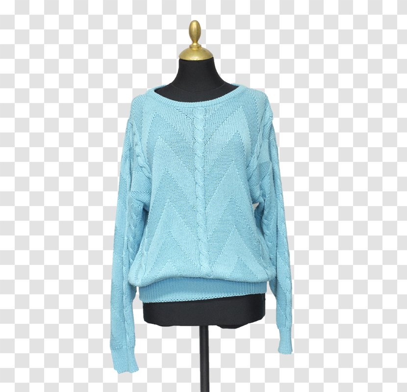 Turquoise Niin Mua Sleeve Knitting .com - Hue Transparent PNG