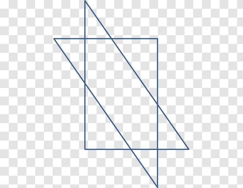 Line Triangle Point Diagram - Blue - Think Out Of The Box Transparent PNG