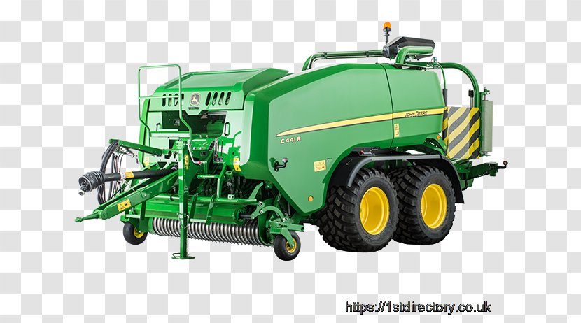 John Deere Machine Baler Tractor Agriculture - Combine Harvester - Agricultural Transparent PNG
