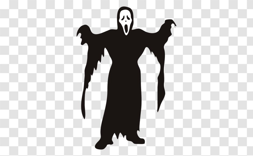 Ghostface Robe Costume Scream - Haunted Vector Transparent PNG