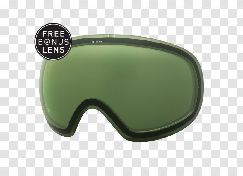 Snow Goggles Gafas De Esquí Lens Skiing - Green Transparent PNG