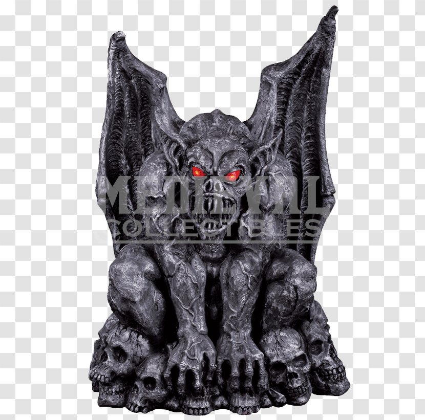 Sculpture Terror Dog Gargoyle Statue Figurine - Monster Transparent PNG