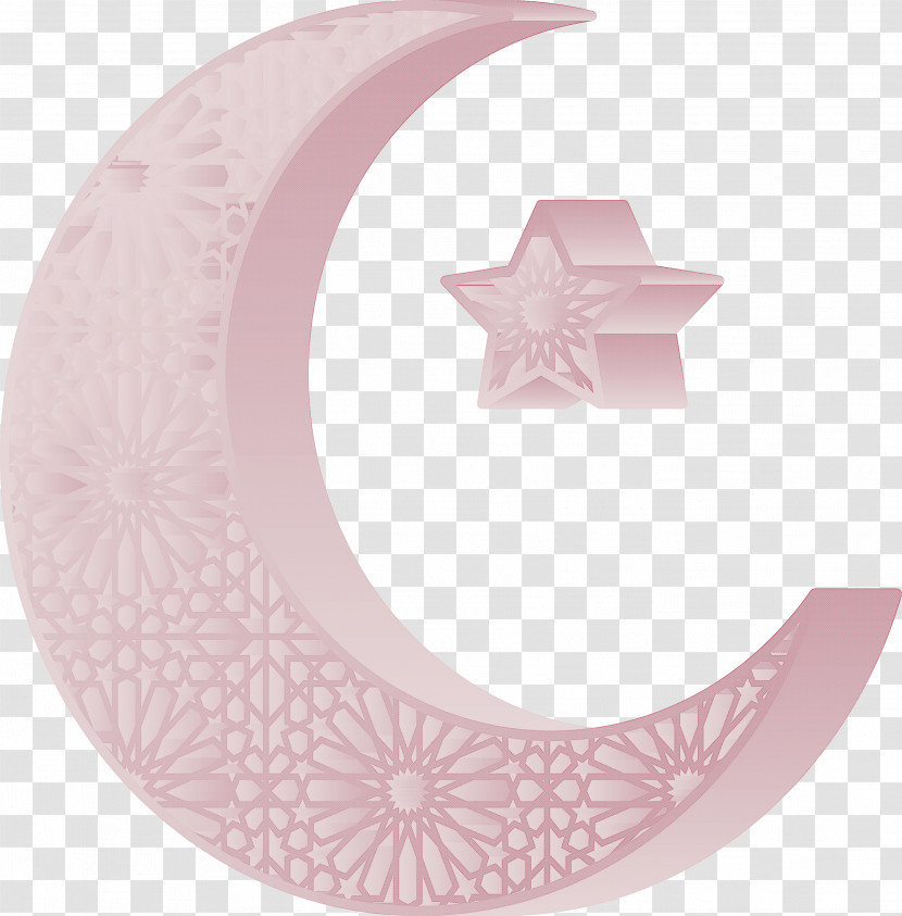 Star And Crescent Ramadan Kareem Transparent PNG