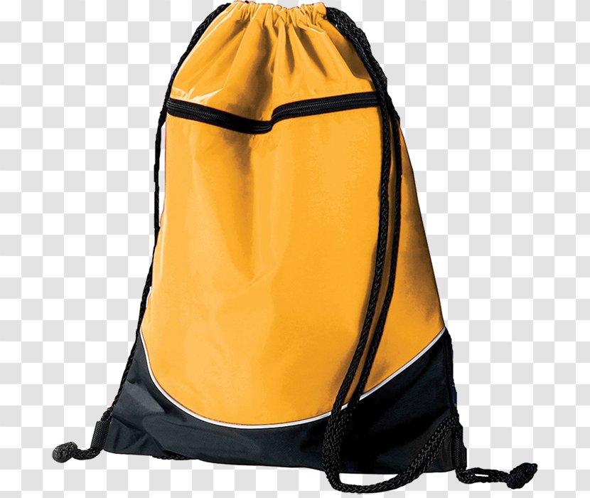 Backpack Drawstring Bag T-shirt Pocket - Pink - Black And Gold Cheer Uniforms Transparent PNG