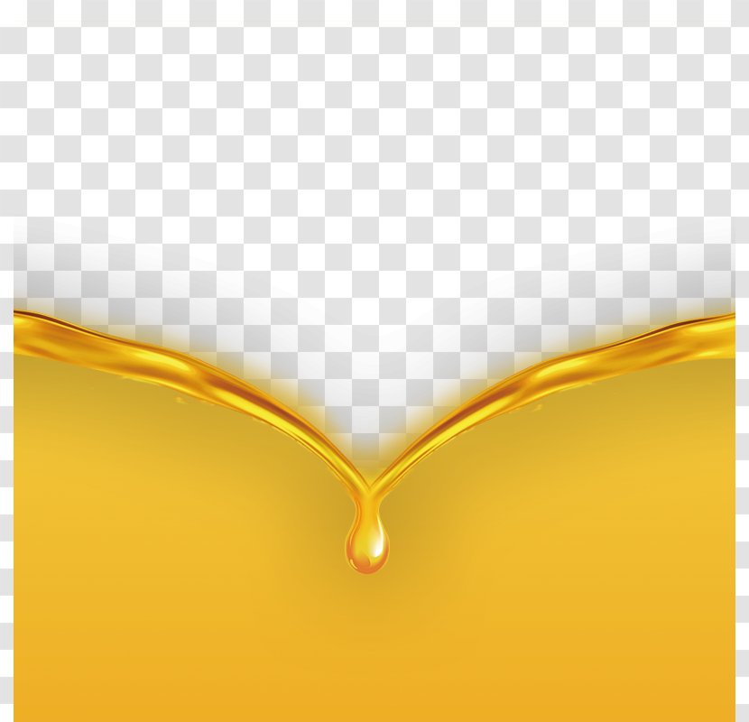Yellow Wallpaper - Creative Water Droplets Transparent PNG