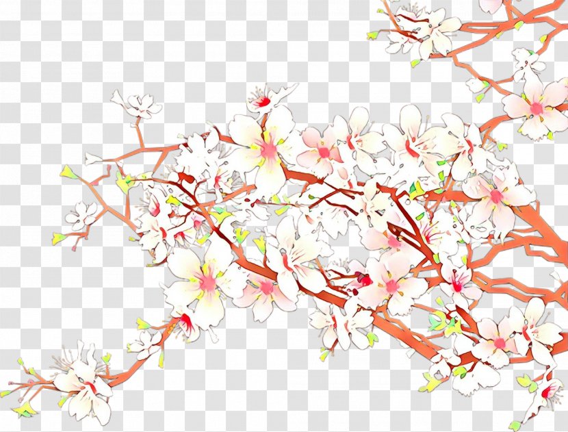 Cherry Blossom - Branch - Twig Transparent PNG