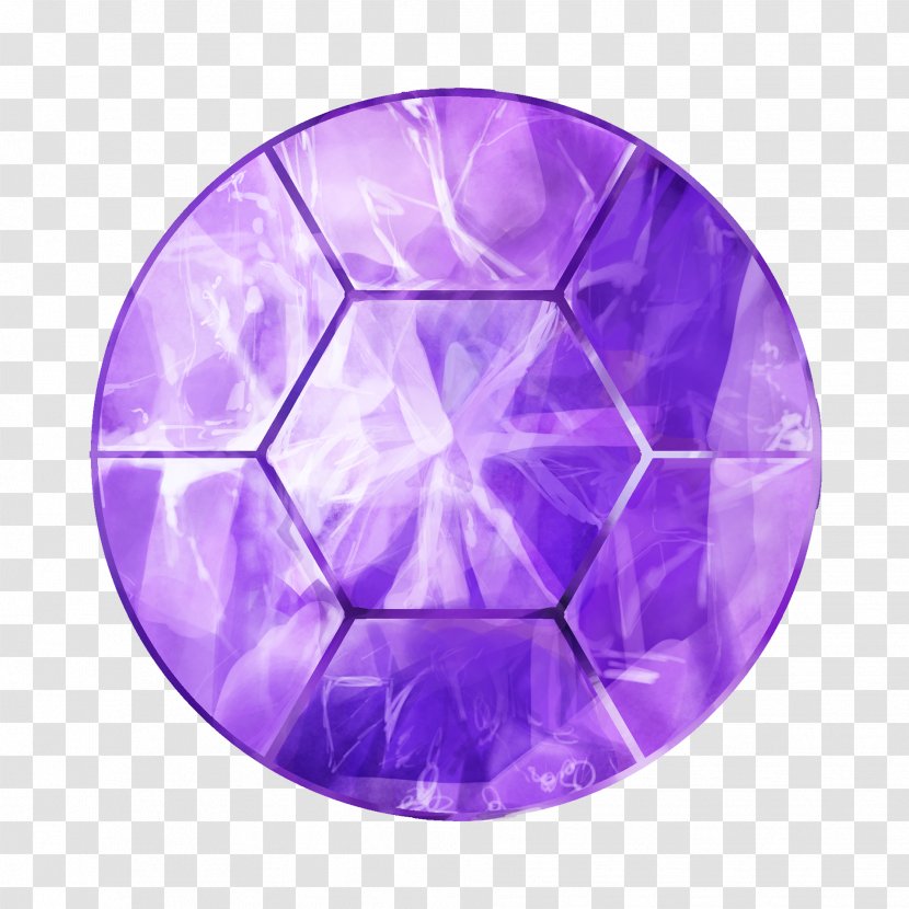 Amethyst Gemstone Painting Rose Quartz - Purple - Gemini Transparent PNG